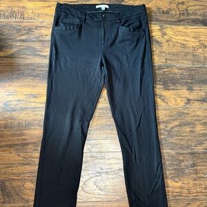 Cabi Womens Black Work Wear Style Paints Size 10